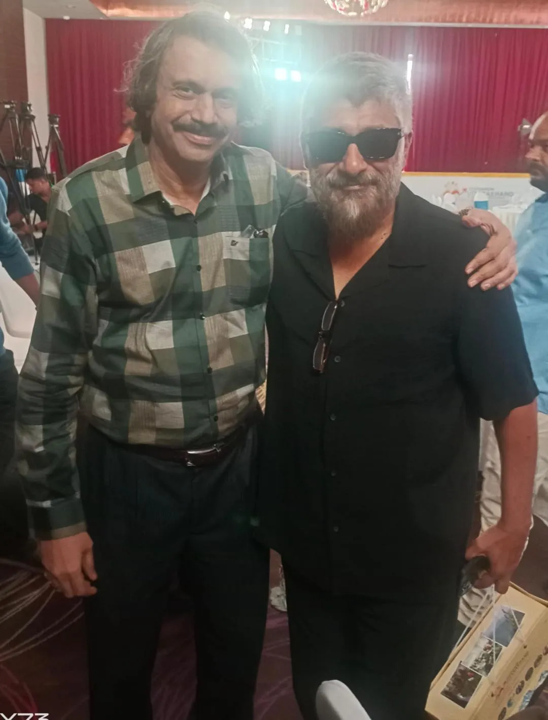 Uttarakhand event--National Award winner Vivek Agnihotri with Chaitanya Padukone