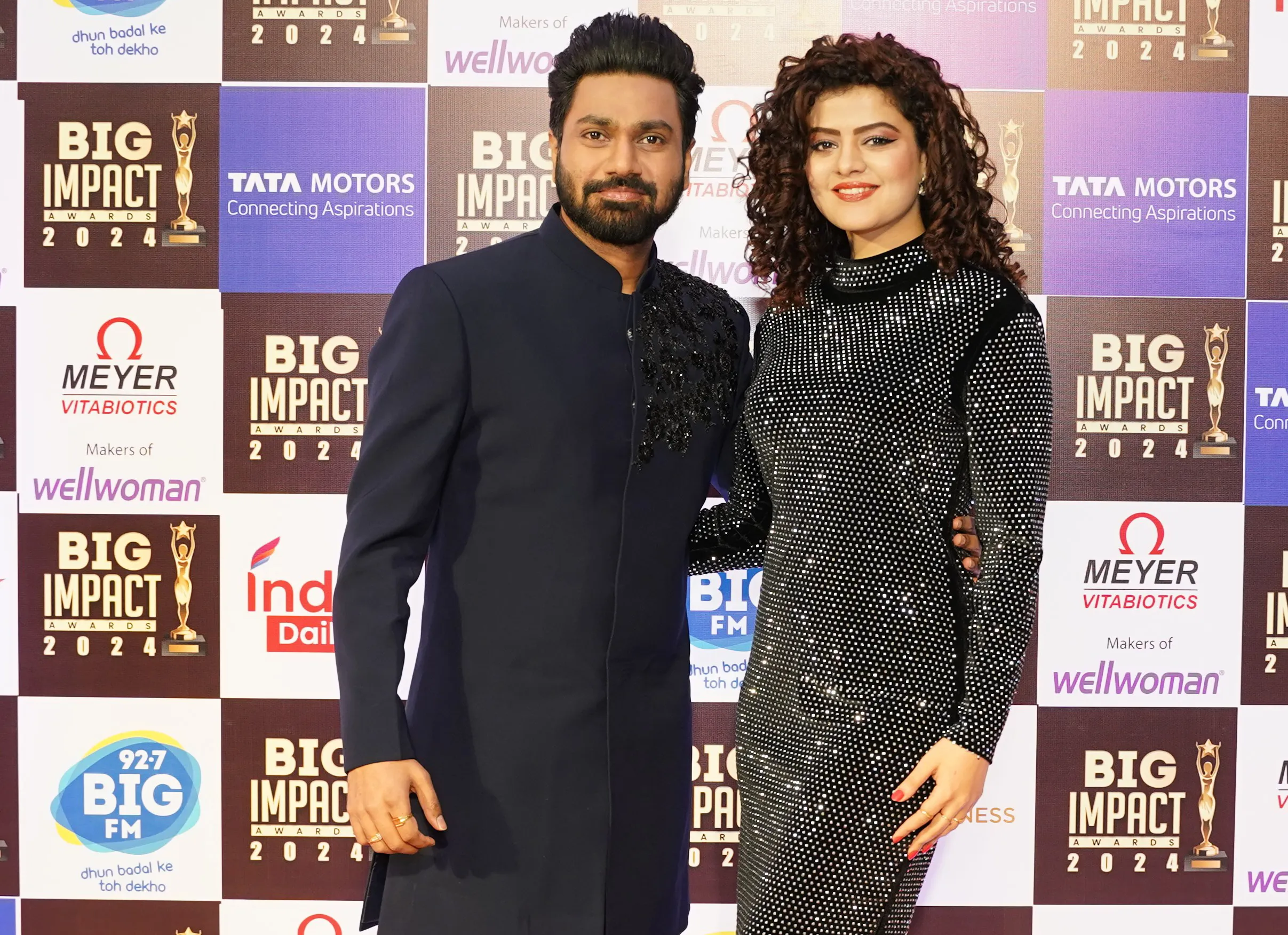 Mithoon and Palak Muchhal at BIG FM's BIG IMPACT Awards 2024.JPG