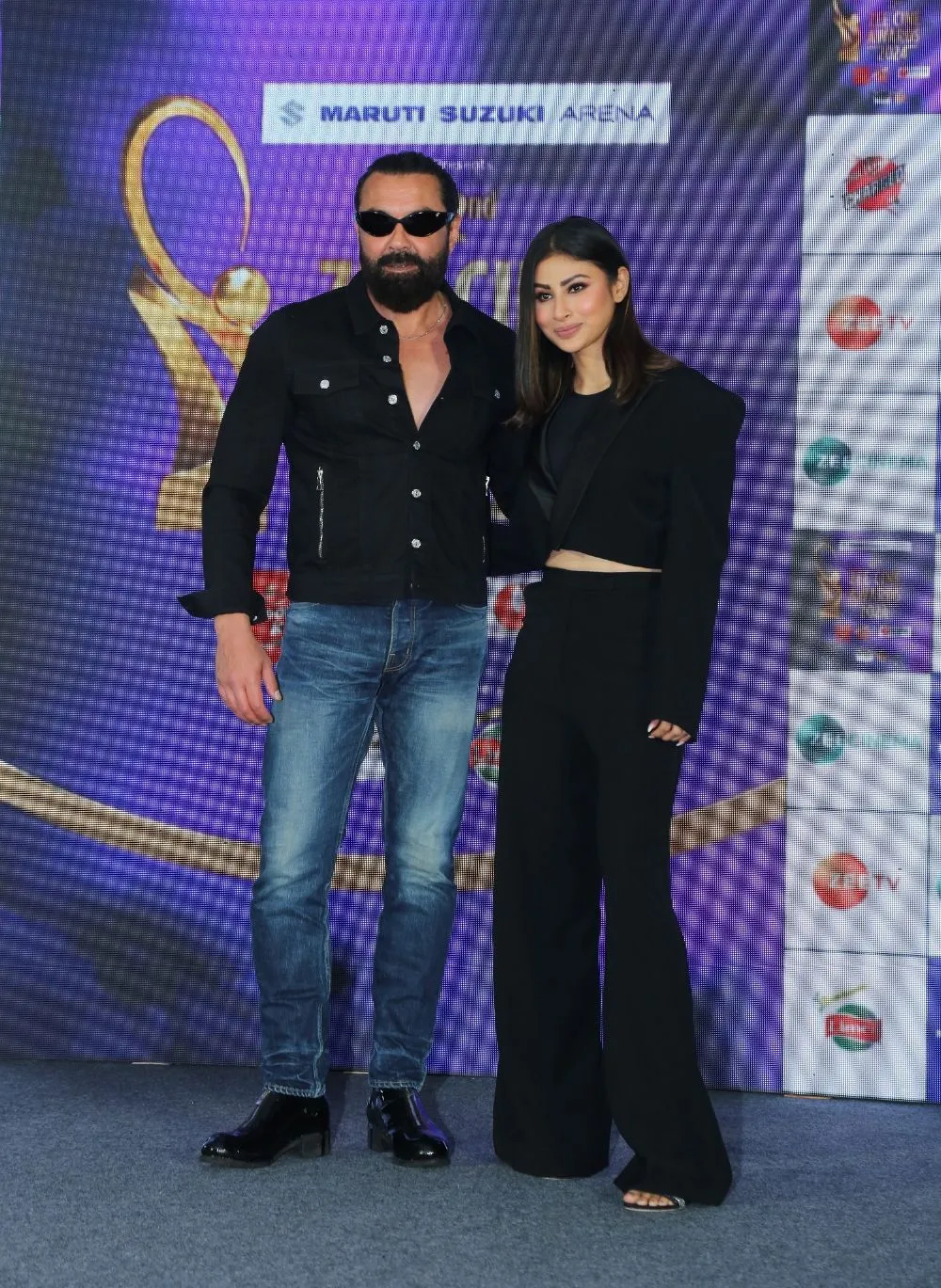 Bobby Deol and Mouni Roy at the announcement of Zee Cine Awards 2024.JPG