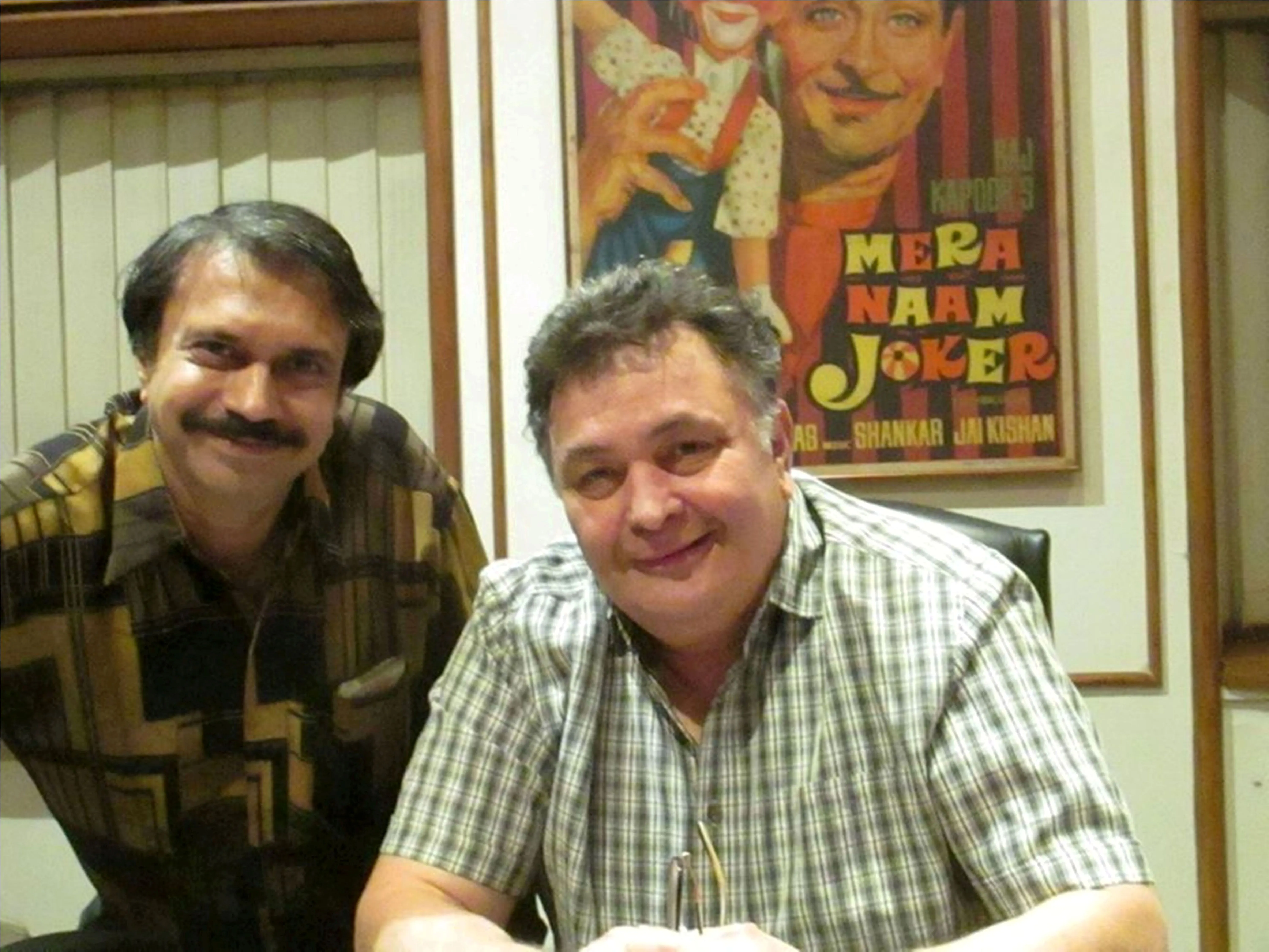 Chaitanya P with Rishi Kapoor