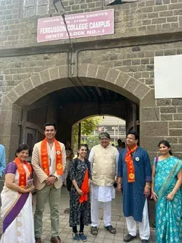 Actor Randeep Hooda, portraying the titular role of Veer Savarkar joins the Savarkar Veer Yatra