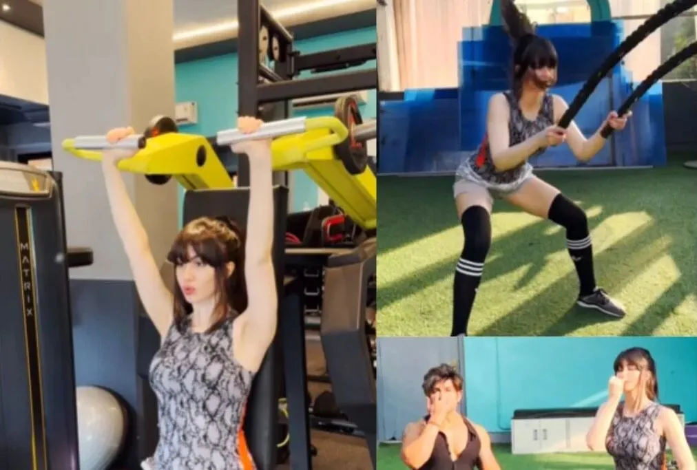 Giorgia Andriani's workout post