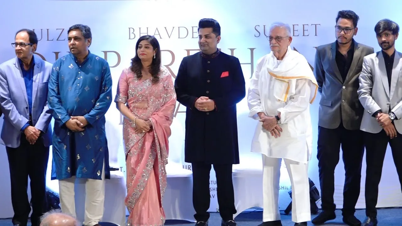 Gulzar Sahab & Other Celebs Present At Song Launch Dil Pareshan Karta Hai
