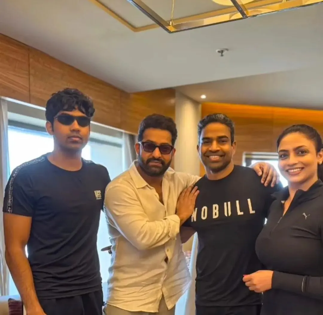 Superstar NTR Jr. Celebrates Fitness Trainer's Birthday