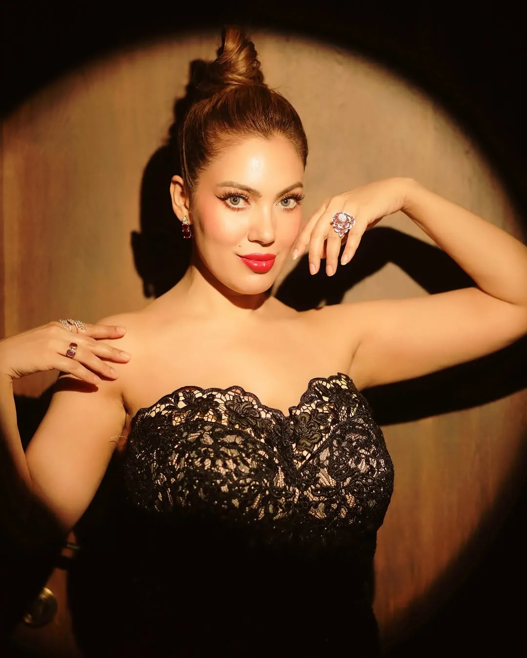 Munmun Dutta Stuns in Black Gown