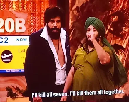 Great Indian Kapil Show --Krushna Abhishek with Kiku Sharda