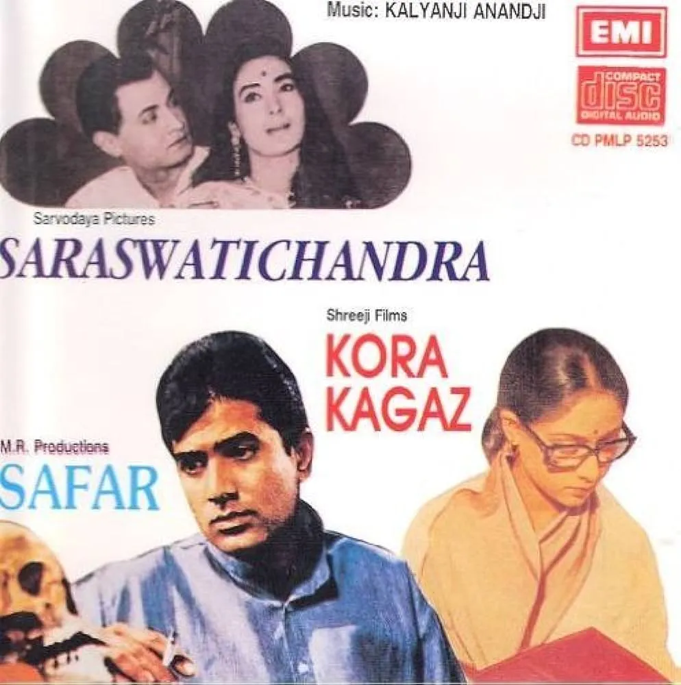 Saraswatichandra - Safar - Kora Kagaz - Music: Kalyanji Anandji : mukesh  lata mangeshkar kishore kumar mannadey, mukesh lata mangeshkar kishore  kumar mannadey: Amazon.in: Music}