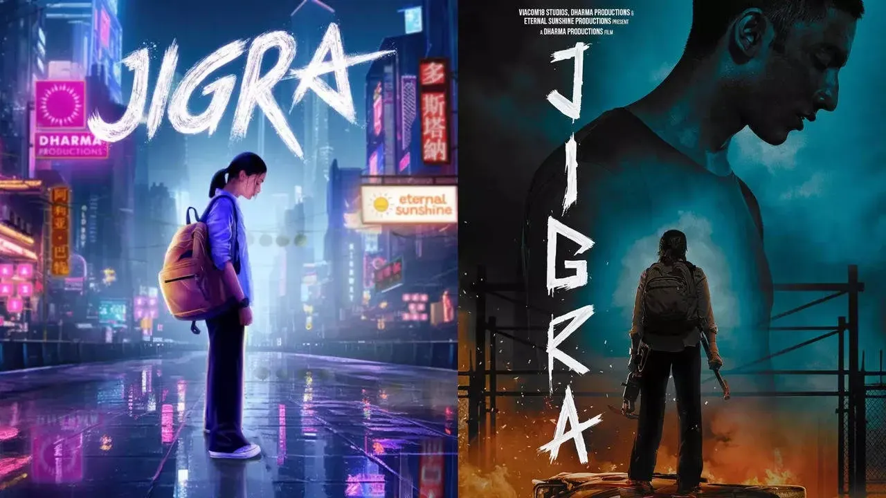 Jigra movie new poster: Fearless sister Alia Bhatt says 'Tu mere protection me hai', check out Vedang Raina's intense first look | Times Now