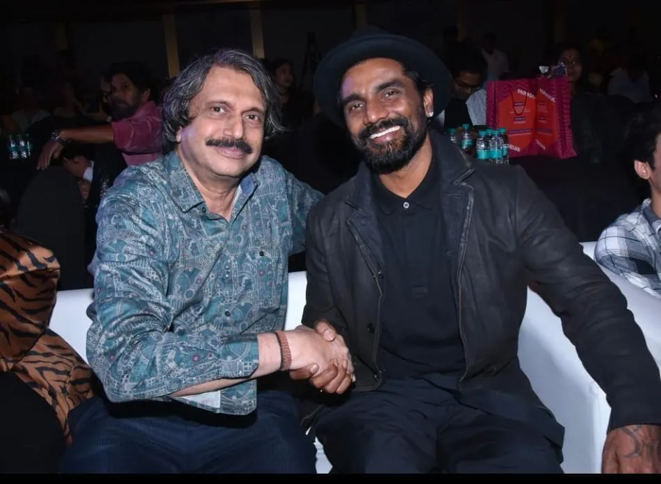 Remo D'Souza (right) with Chaitanya Padukone