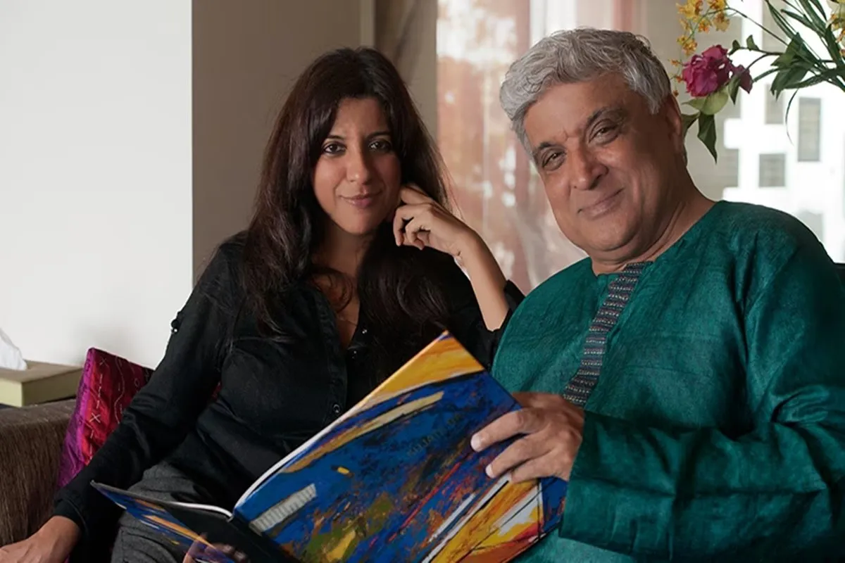 Zoya Akhtar with javed akhtar