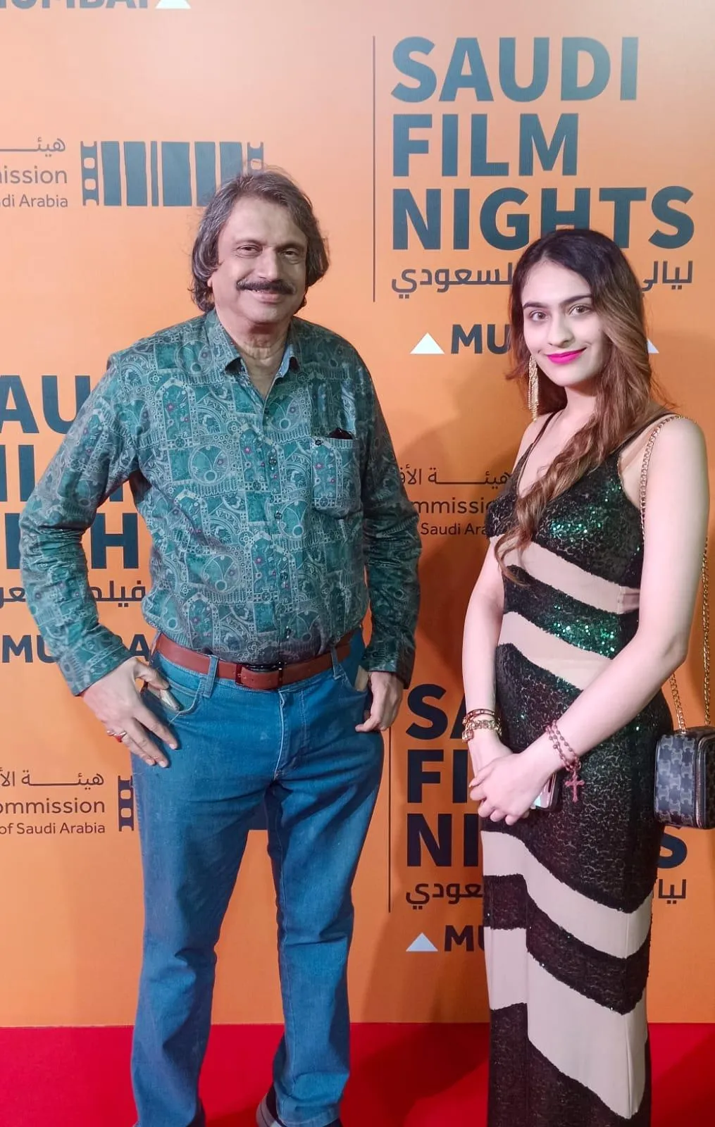 Canadian NRI actress-model Simran Kapoor with Chaitanya Padukone