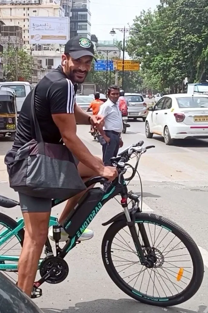 Cycling by Angad Bedi