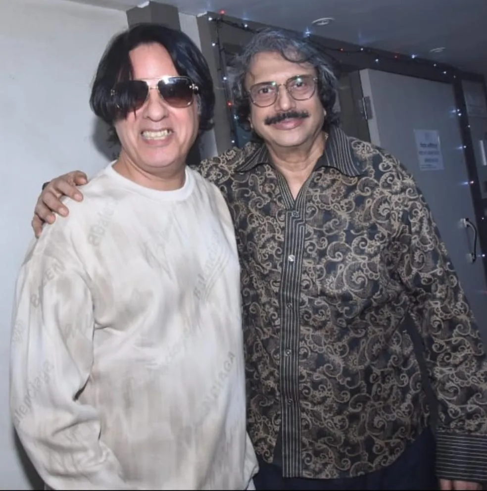 Rahul Roy (left) with Chaitanya P at RR Diwali event