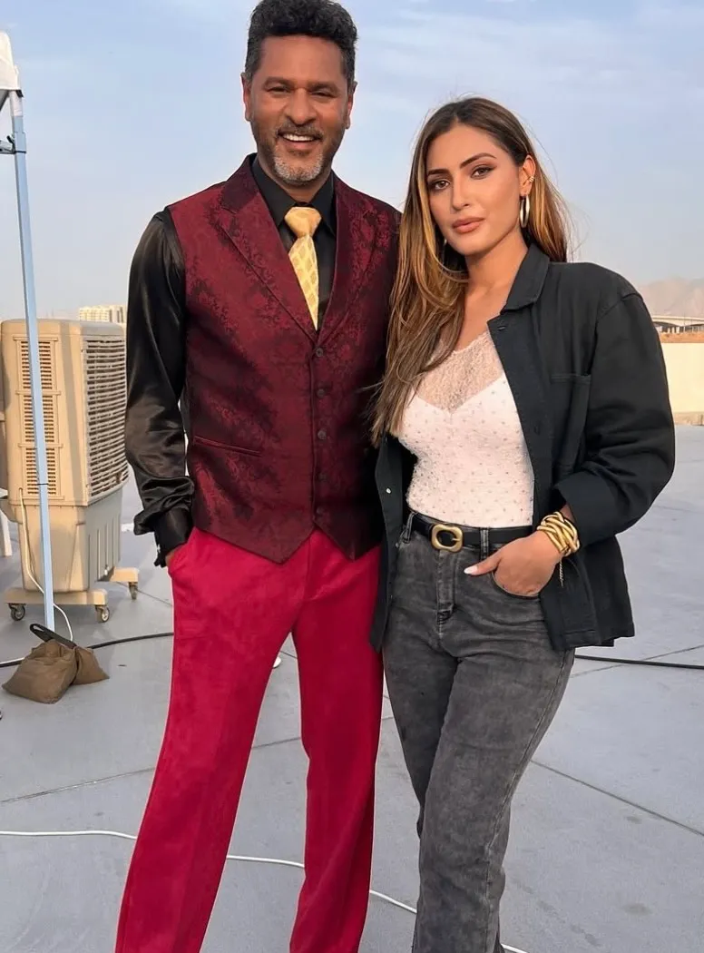 Prabhu Deva with Shivangi Verma
