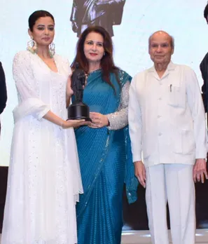 Phalke FF Awardee Priyamani with Poonam Dhillon and Kamal Barjatya
