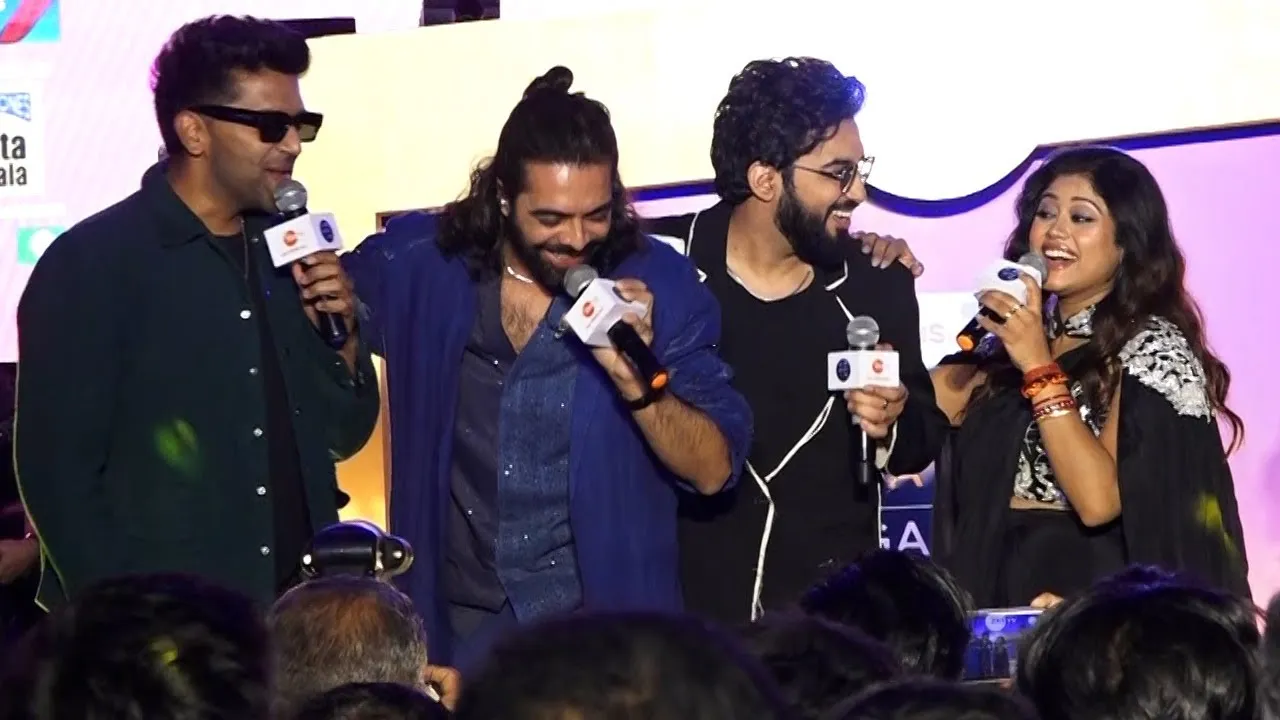 Sachin Jigar, Sachet Parampara, Guru Randhawa & Vipul Roy At Zee Tv Sa Re  Ga Ma Pa Launch Party