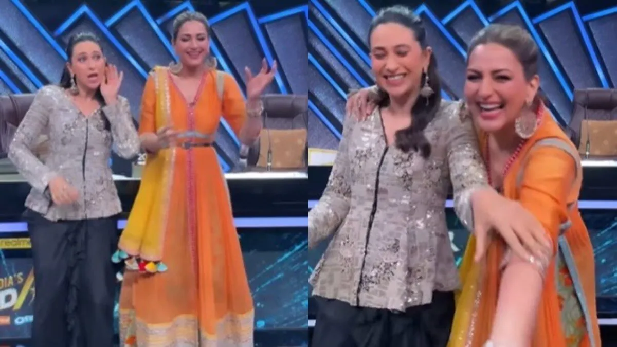 Watch: Sonali Bendre, Karisma Kapoor relive 'Hum Saath Saath Hai' days -  India Today