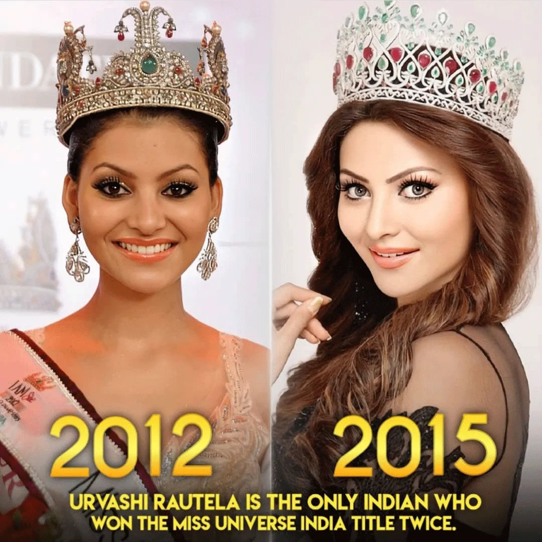 Urvashi Rautela: Twice Crowned Miss Universe India Star