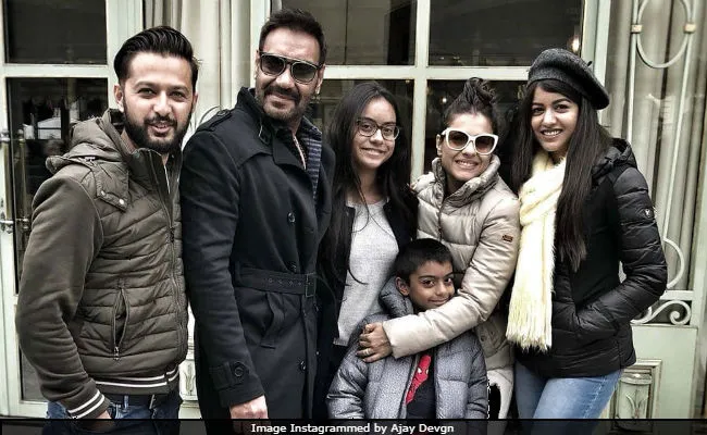 Ajay Devgn Is Holidaying In Paris With Kajol And Children