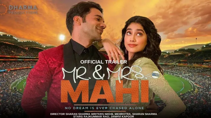 Mr. & Mrs. Mahi trailer