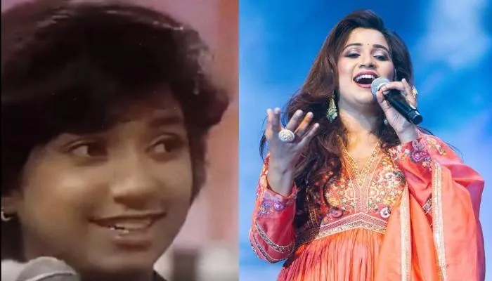 Shreya ghoshal at Sa Re Ga Ma Pa in 2000 