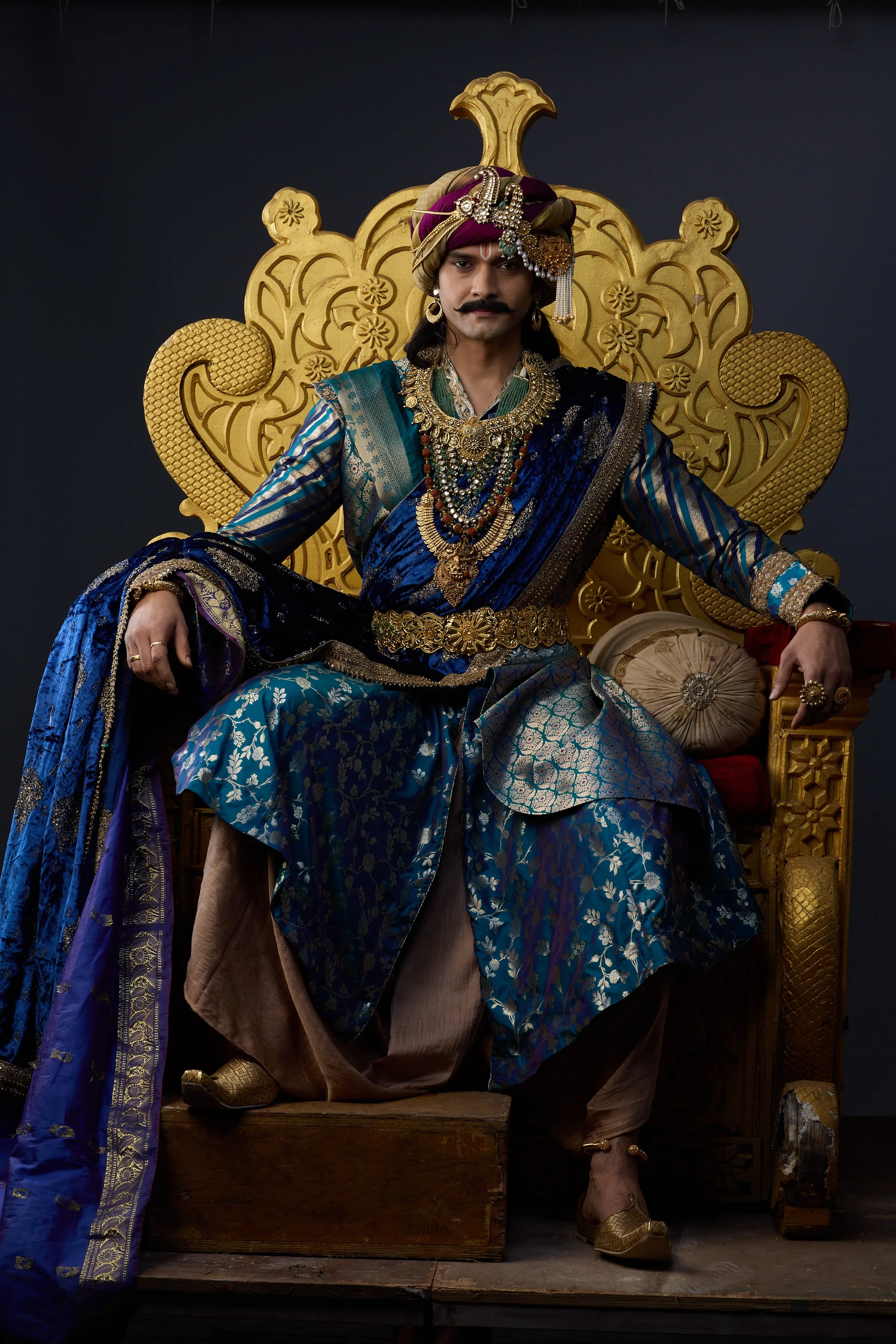 Aditya Redij, who plays the role of Krishnadevaraya in Tenali Rama,