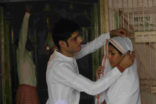 DIRECTOR SANDEEP SINGH AND MEERA CHOPRA ON SET OF FILM-SAFED