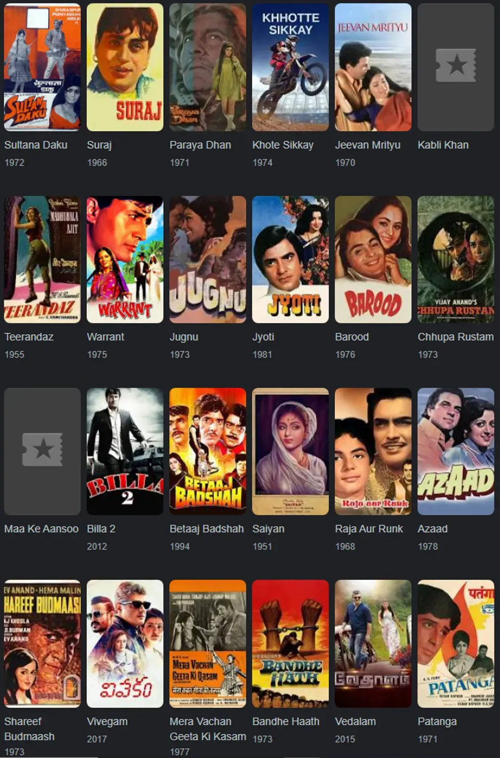 ajit khan movies