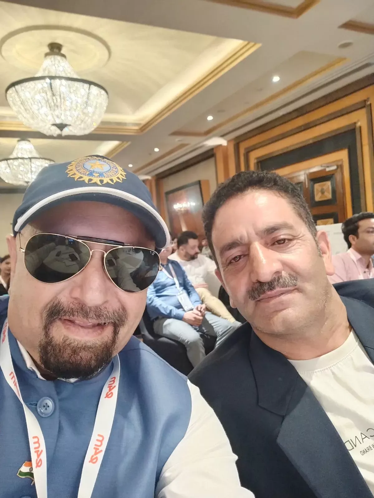 Surinder Rana with Ashraf Wani Bureau Chief, TV Today Network