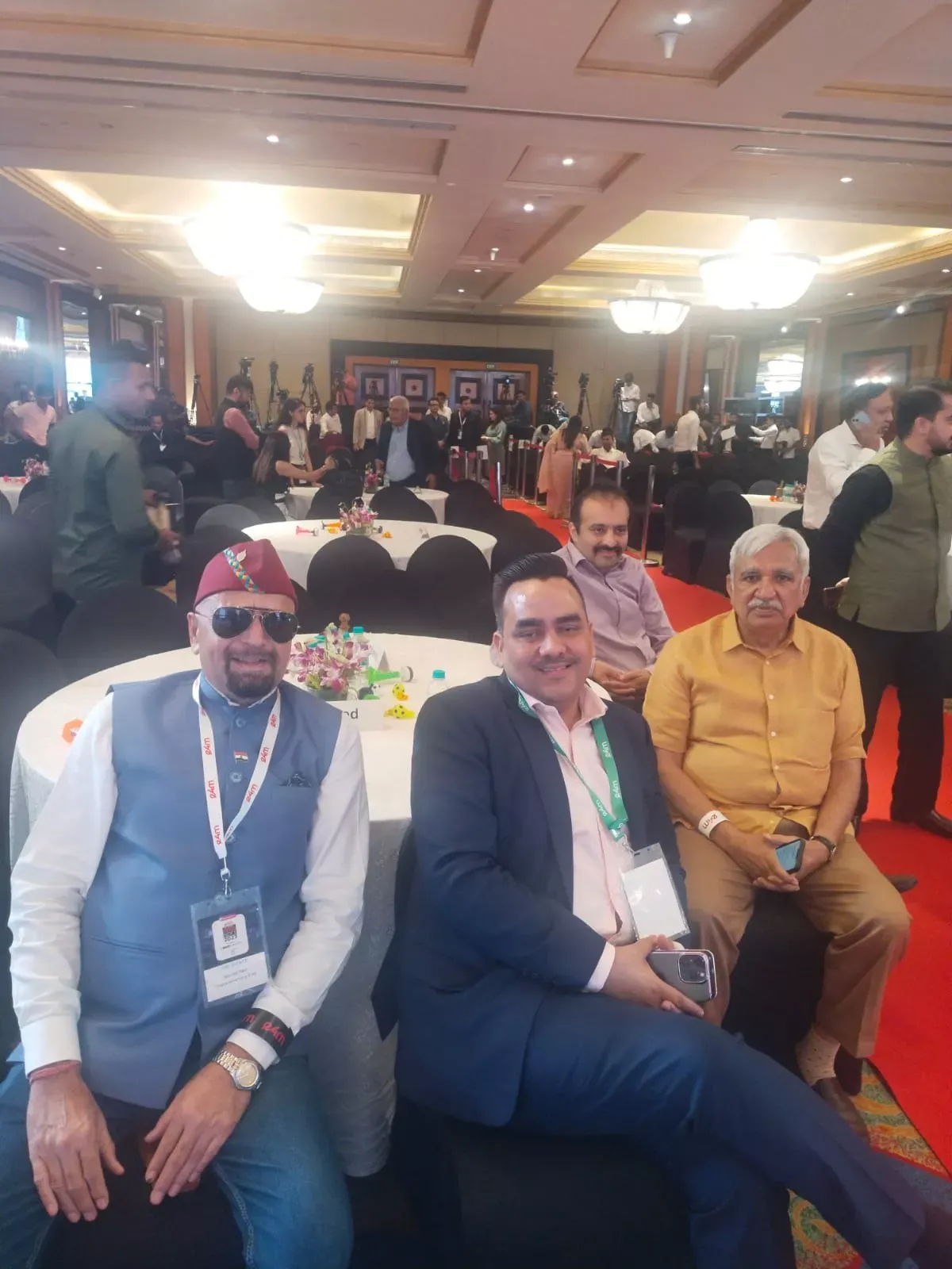 Surinder Rana, Upender Rai CEO Founder of Bharat Express & Sunil Arora former election commissioner of India