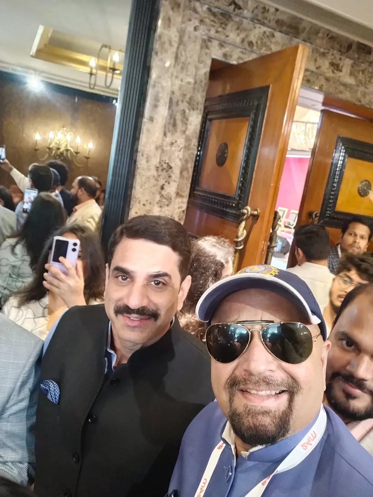 Surinder Rana with Jagwinder Patial News editor ABP news