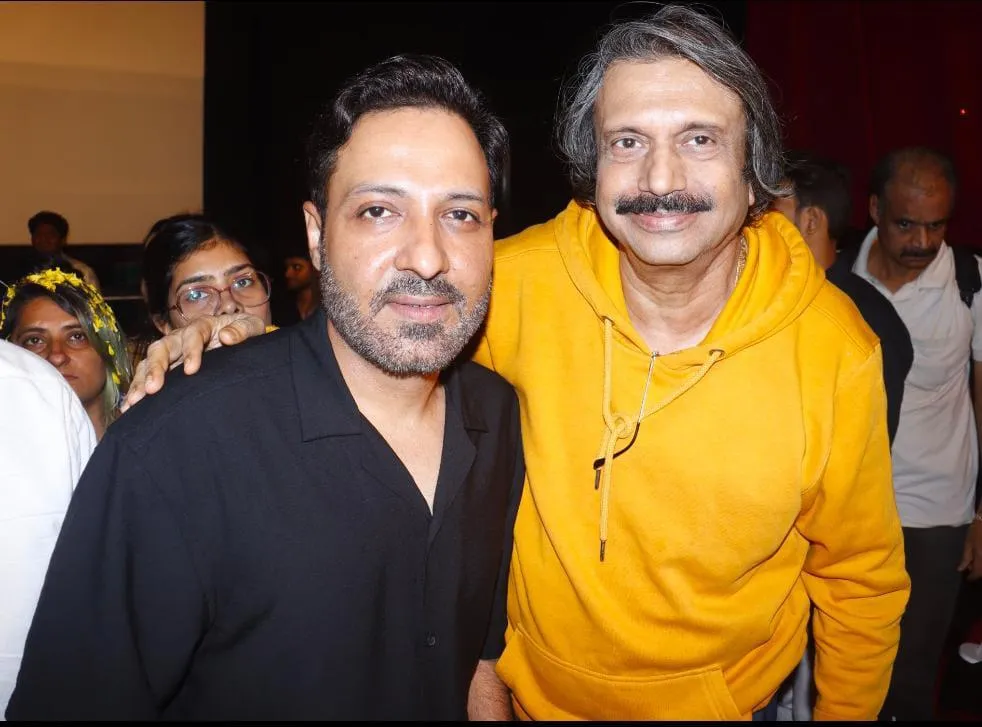 Director Karan Sharma with Chaitanya Padukone