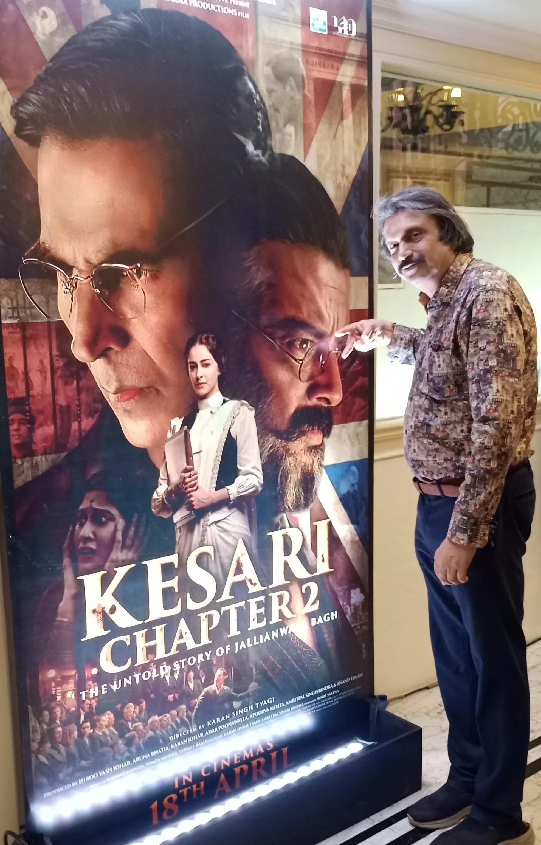 Chaitanya Padukone appreciating poster-of Kesari-2