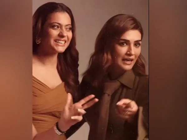 Kajol drops BTS video from 'Do Patti' photoshoot featuring Kriti Sanon