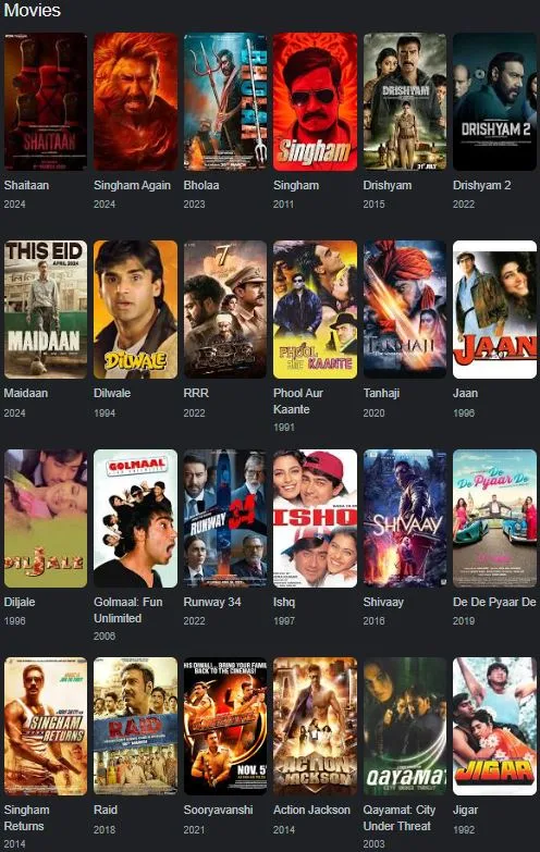 Ajay devgn filmography