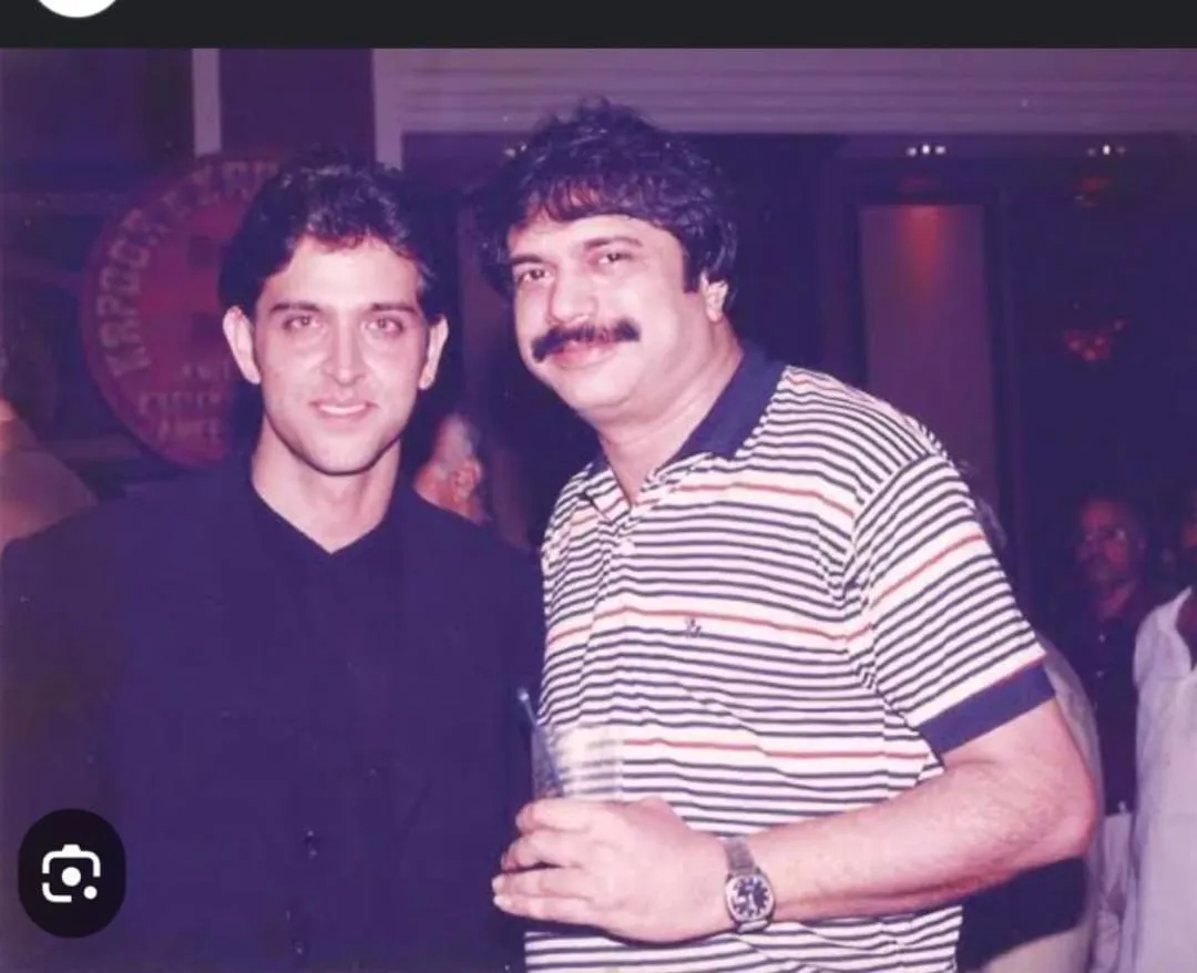 Hrithik Roshan with sr film journalist Chaitanya Padukone