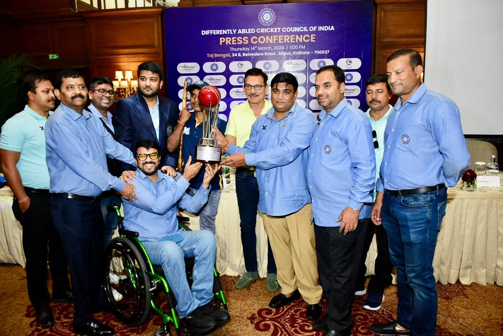 Curtain Raiser of Physical Disability Triangular T20 Trophy 2024 organised by DCCI held at Taj Bengal, Kolkata_5