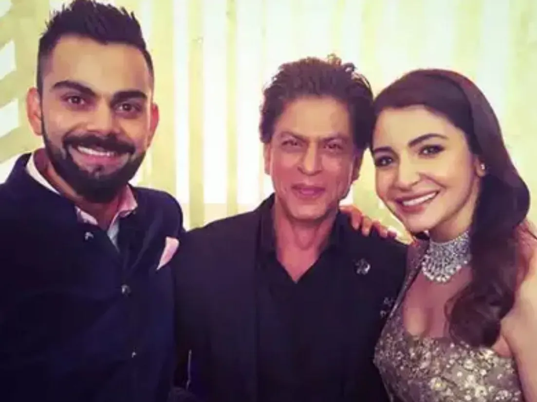 When King Khan taught Virat the dance steps of Pathan's title song