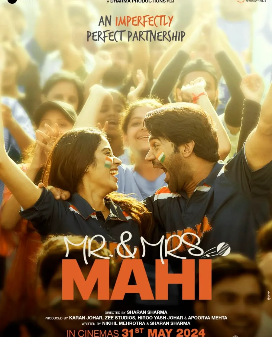‘Mr. & Mrs. Mahi’ is scheduled for release on 31st May 2024.