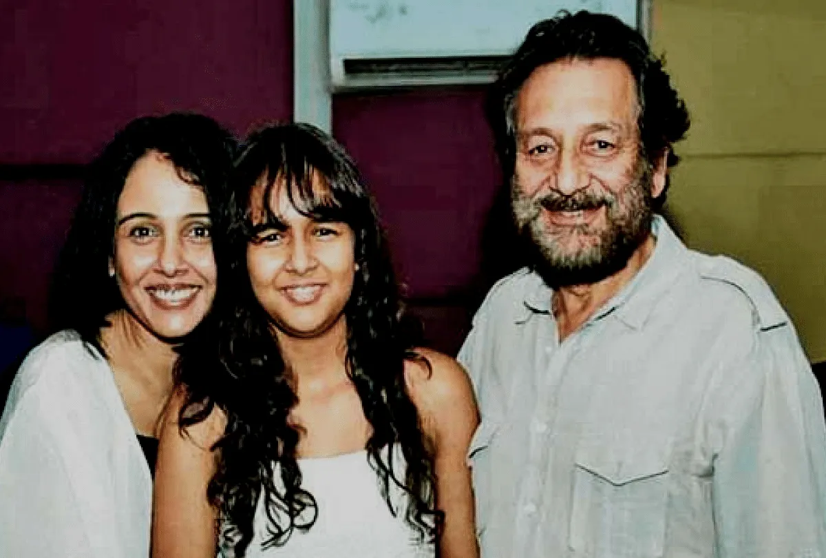 shekhar kapoor with x wife Kavita and doughter kaveri kapoor