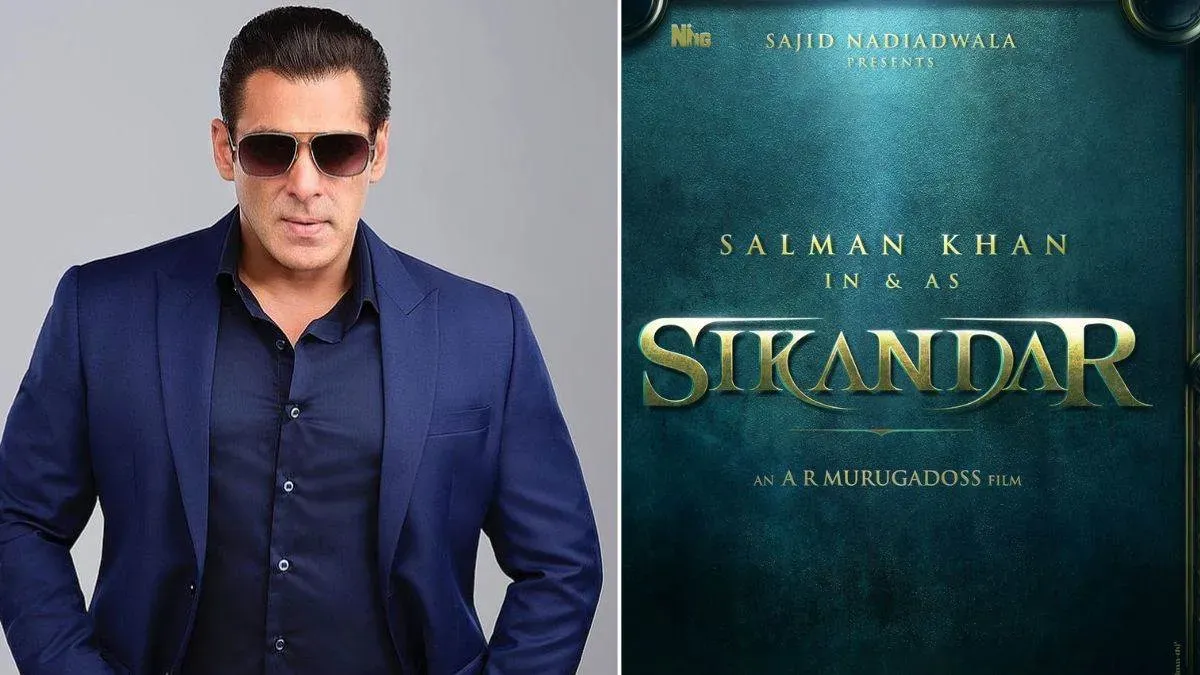 Sikandar First Look: Salman Khan's first glimpse from the sets of 'Sikandar', fans went crazy seeing Bhaijaan's new look - Sikandar First Look Revealed Salman Khan Fans Excited by His