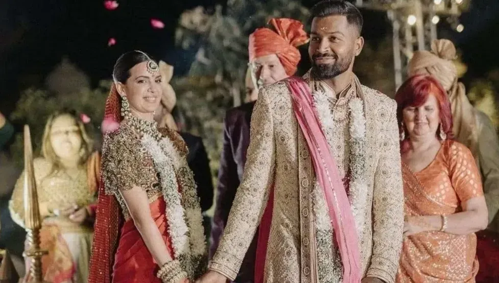 Hardik Pandya and Natasha Stankovic got married in the year 2020