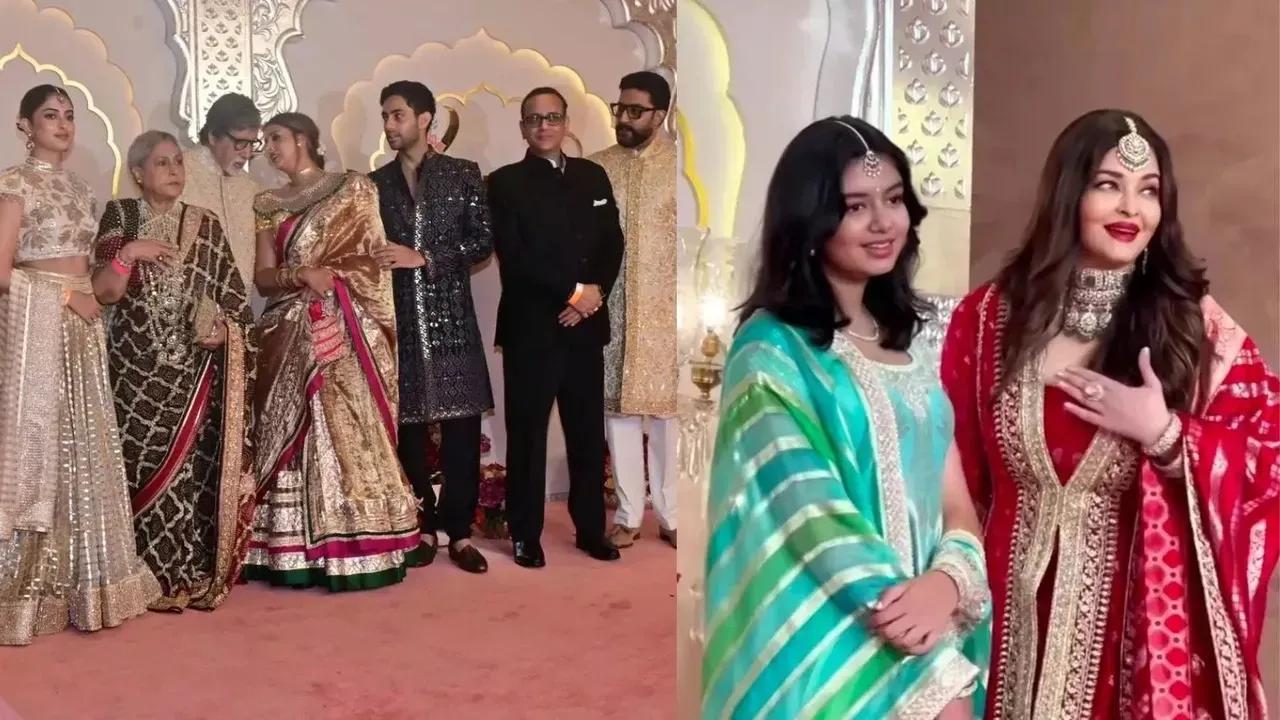 Both of them were seen separately at the Ambani family wedding