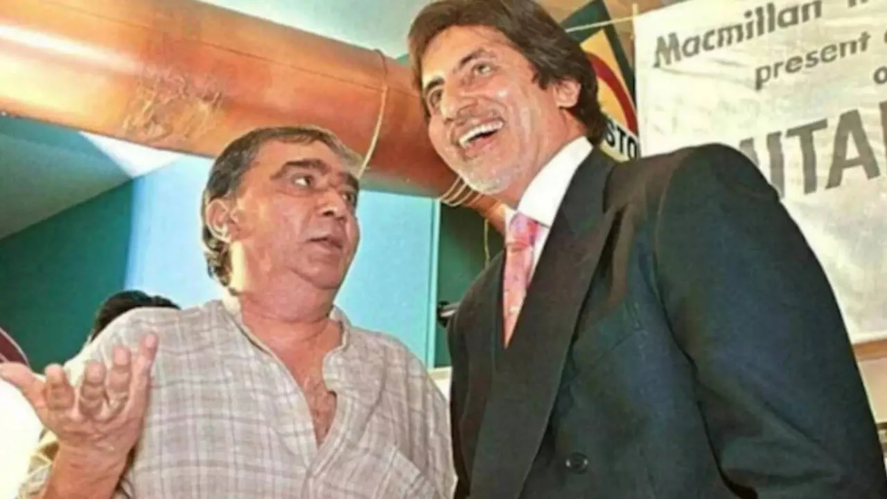 Prakash Mehra with Amitabh Bachchan