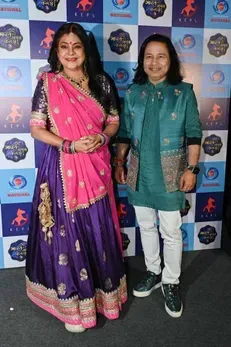 Malini Awasthi with Kailash Kher