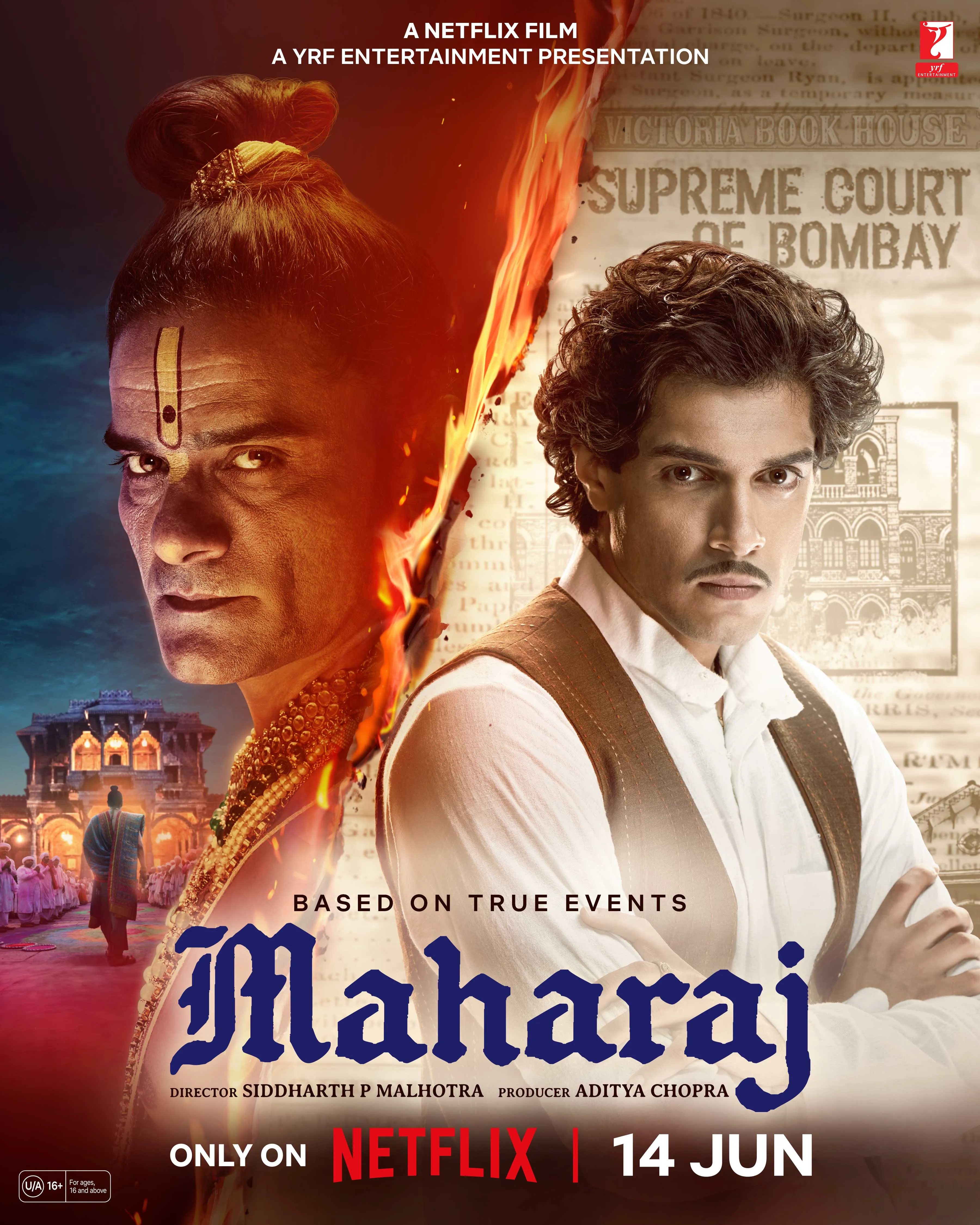 Netflix and Yash Raj Films Announce 'Maharaj': A Story of One Man's Courage  in Pre-Independence India, Premiering June 14