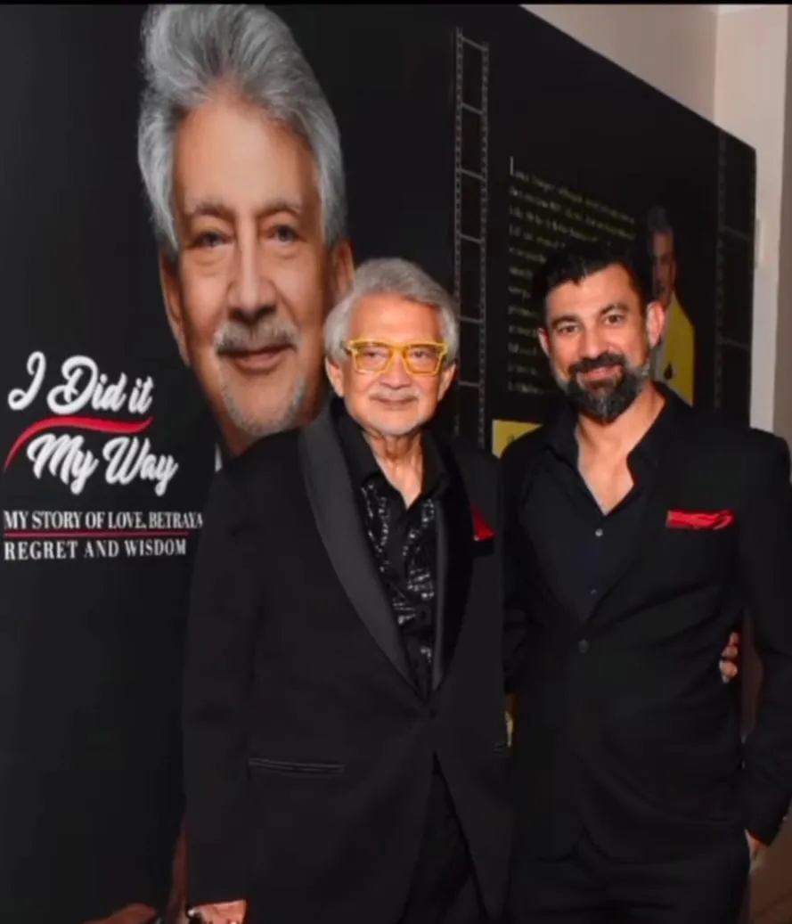 Rajan Lall with son Nikhil Lall