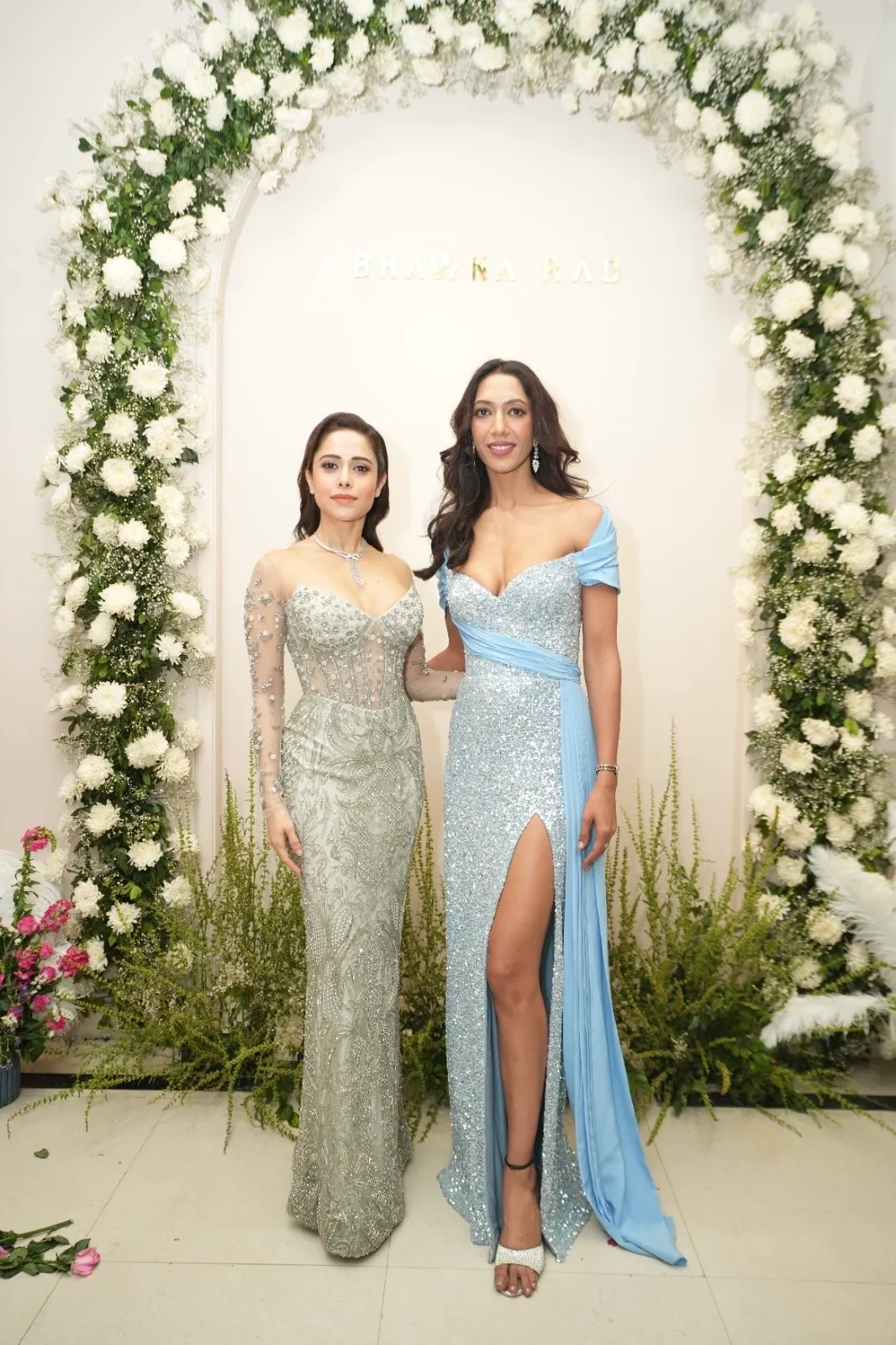 Bollywood Actress Nushrratt Bharuccha and Celebrity Designer Bhawna Rao