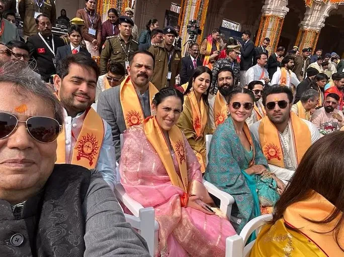 Stars Join Ram Mandir Temple Inauguration