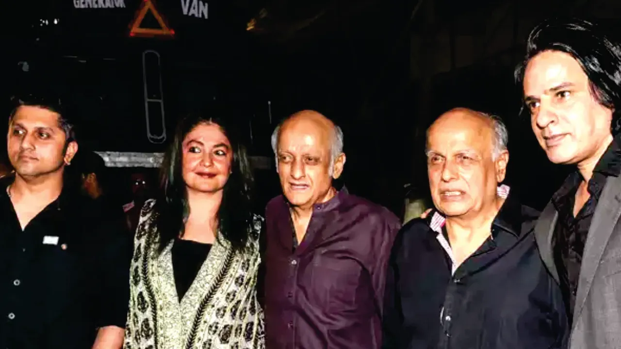 mukesh bhatt, pooja bhatt and mahesh batt